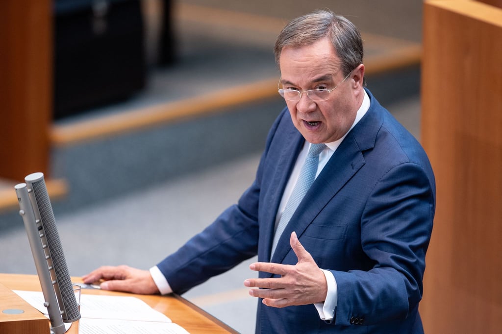 Armin Laschet (CDU) spricht.
