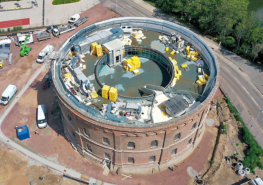 Hoch oben: Auf dem Dach entsteht eine Terrasse zur Himmelsbeobachtung.