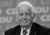 Kurt Biedenkopf im Juni 2015. Der frühere Regierungschef von Sachsen ist mit 91 Jahren gestorben.