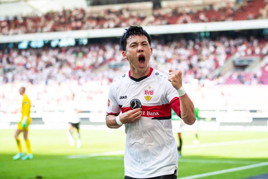 Stuttgarts neuer Kapitän Wataru Endo spielte gegen Fürth groß auf.