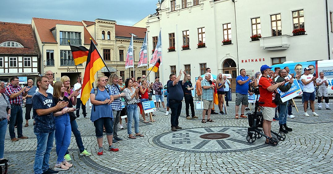 Landes-AfD startet in Stendal in den Wahlkampf: Wie aufs Stichwort ...