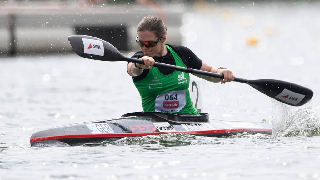 Kanutin Anja Adler vom SV Halle geht bei den Paralympics in Tokio an den Start.