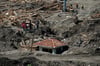Verheerende Zerstörungen: Rettungskräfte in Bozkurt (Provinz Kastamonu).