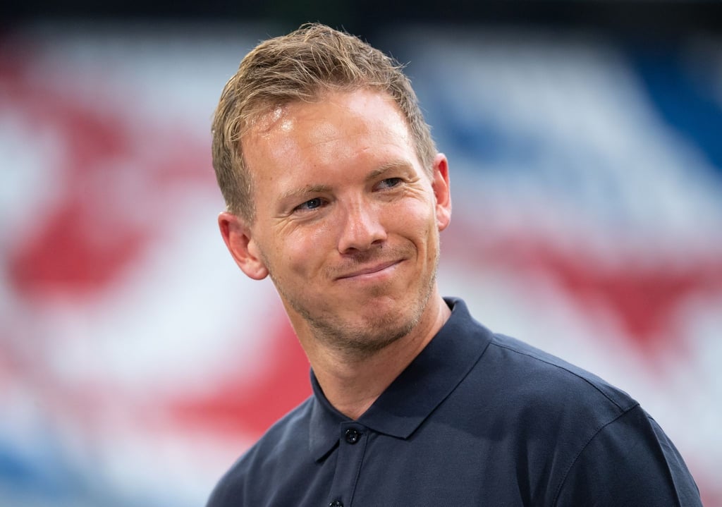 Trainer Julian Nagelsmann trifft mit dem FC Bayern München im Finale des Supercups auf Borussia Dortmund.
