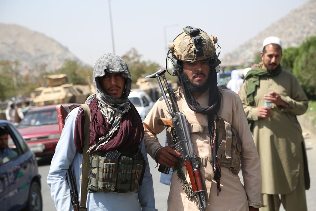 Taliban-Kämpfer in Kabul.