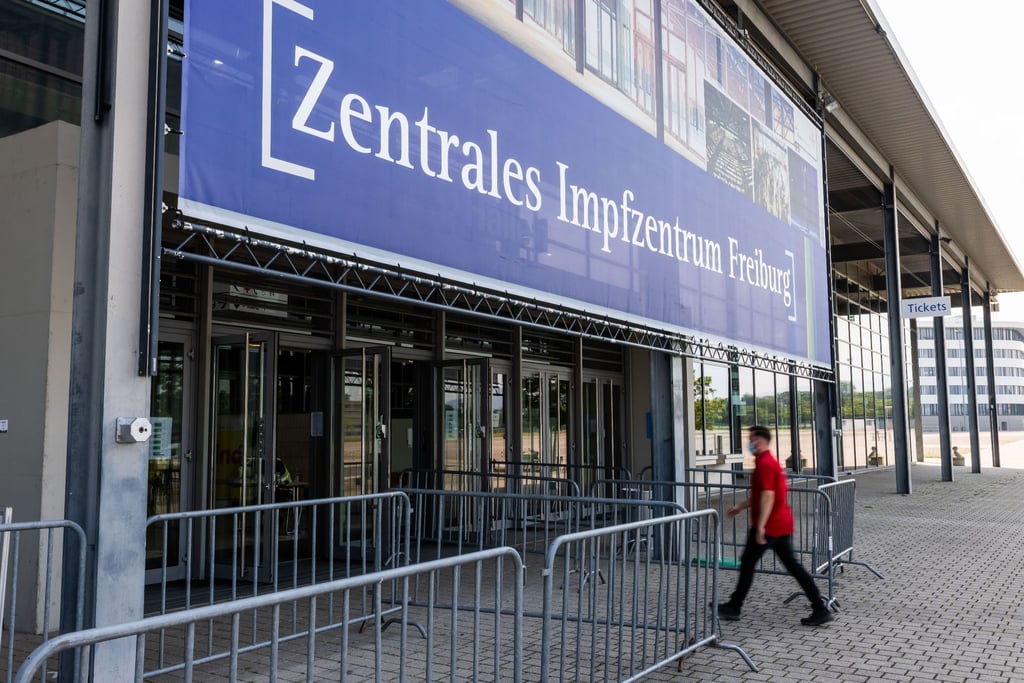 Das Zentrale Impfzentrum in Freiburg.