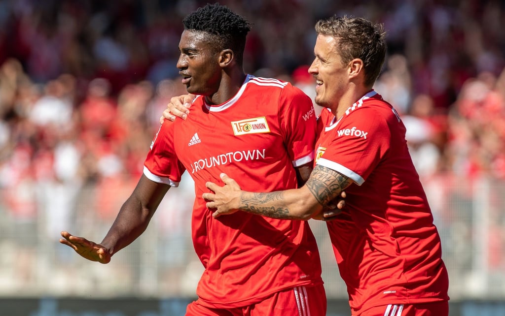 Der 1. FC Union Berlin um Taiwo Awoniyi (l) und Max Kruse ist in der Conference League gefordert.