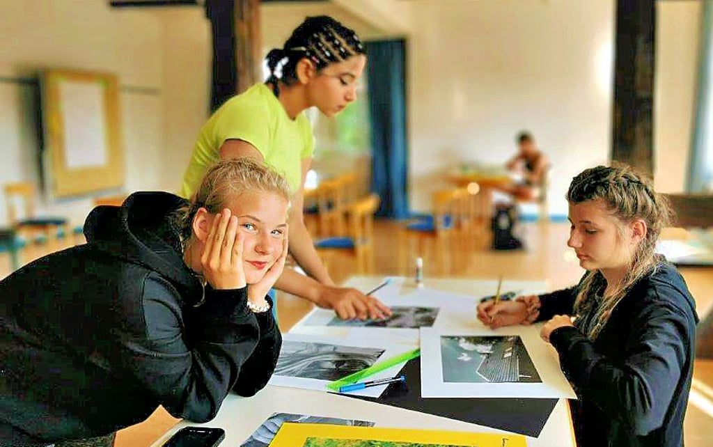 Die Mädchen konnten sich bei den Workshops kreativ ausleben.