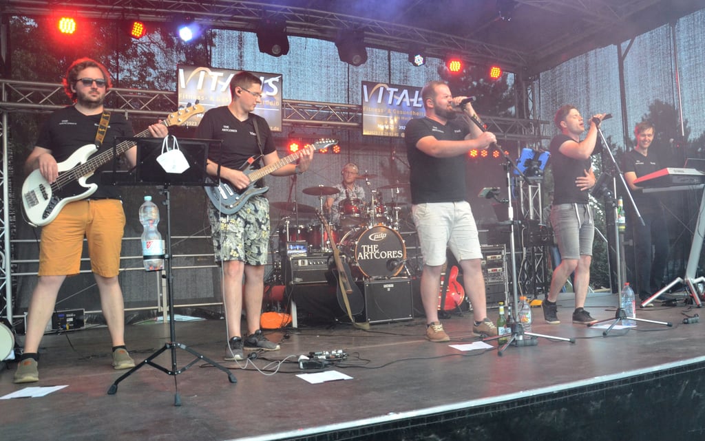 The Artecores eröffneten die Eventwiese am 30. Juli.
