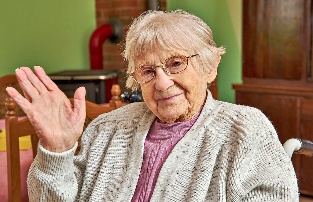 Gertrud Baum ist 101 Jahre alt geworden. Sie wohnt zusammen mit ihrer Familie in Baalberge.