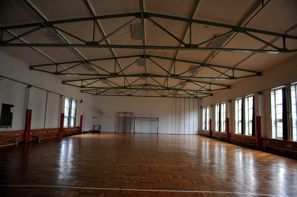 Die Turnhalle in Bergwitz ist marode.