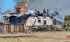 In Bittkau geriet 2019 eine Landmaschine in Brand. Das Feuer griff rasend schnell um sich und auf ein Haus über.
