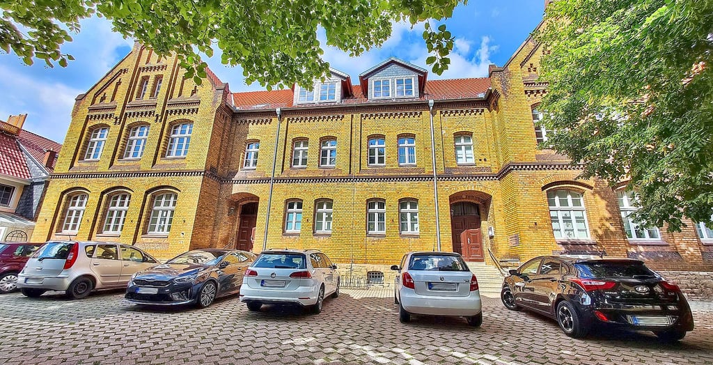 Das Verwaltungsgebäude der Gemeinde Südharz in Roßla