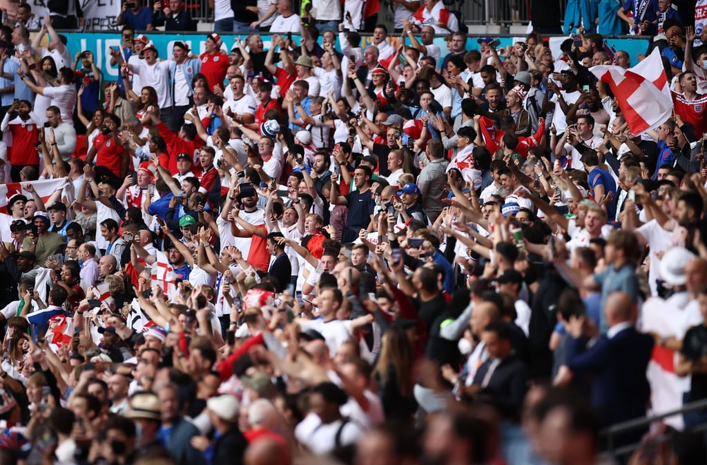 Beim EM-Finale im Wembley-Stadion waren 60.000 Zuschauer zugelassen.