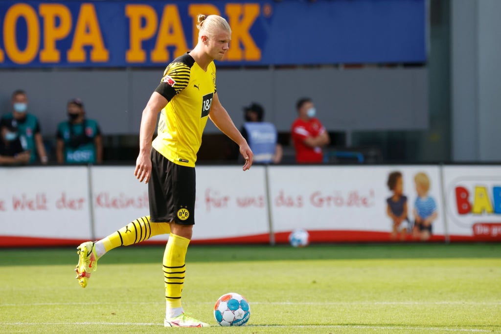 Blieb gegen Freiburg glücklos: Dortmunds Erling Haaland.