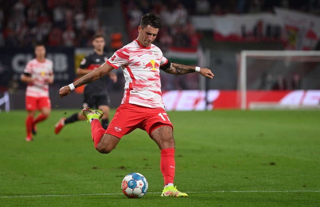 Der Leipziger Dominik Szoboszlai überzeugte gegen den VfB.