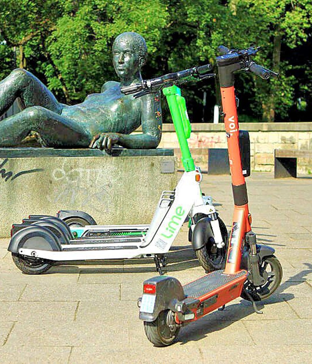 E-Scooter werden bald auch in Dessau-Roßlau verliehen. Von welchem Anbieter ist bislang aber unklar.