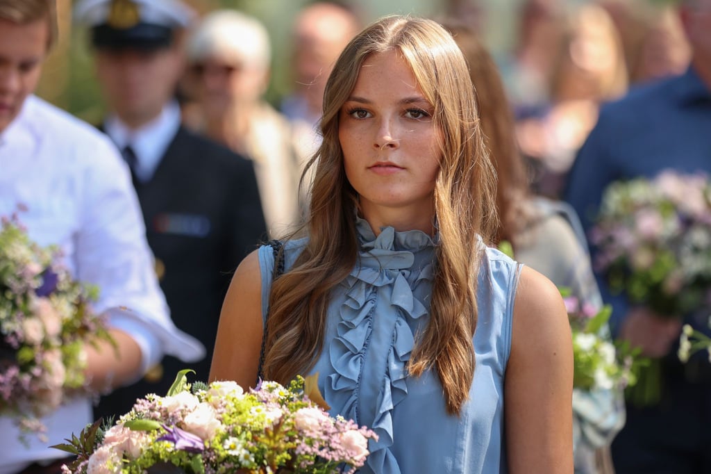 Prinzessin Ingrid Alexandra von Norwegen bei der Gedenkfeier anlässlich des 10. Jahrestages der Terroranschläge in Oslo und auf der Insel Utøya.