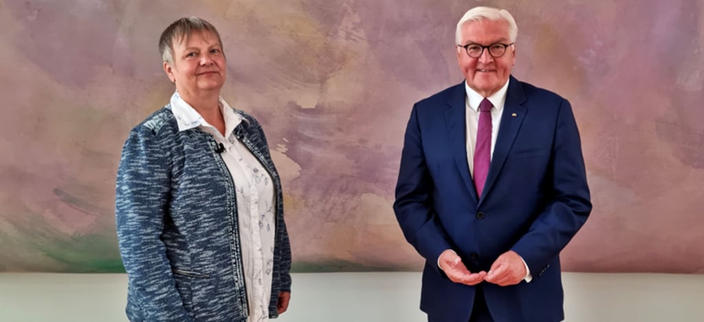 Als kontruktiv und offen bezeichnet Birgit Brandtscheit, das Gespräche mit Bundespräsident Frank-Walter Steinmeier.