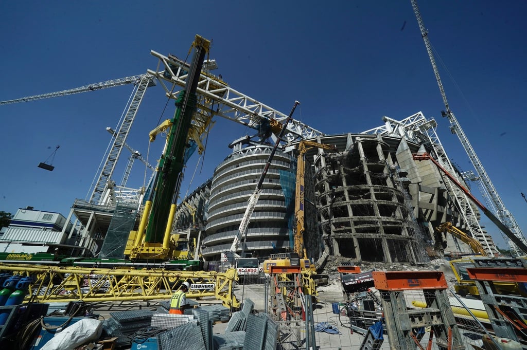 Das Estadio Santiago Bernabéu wurde für knapp 800 Millionen Euro modernisiert.