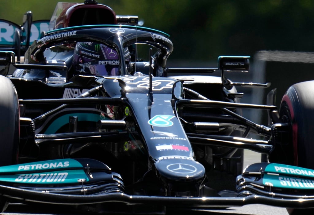 Mercedes-Star Lewis Hamilton in Aktion.