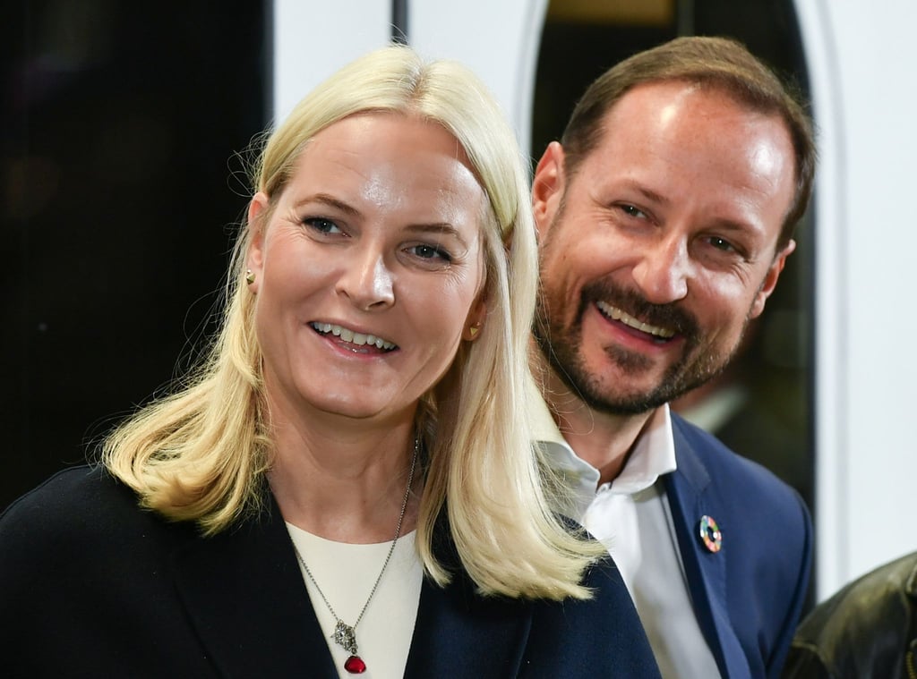 Haakon, Kronprinz von Norwegen, und Kronprinzessin Mette-Marit 2019 in Berlin.