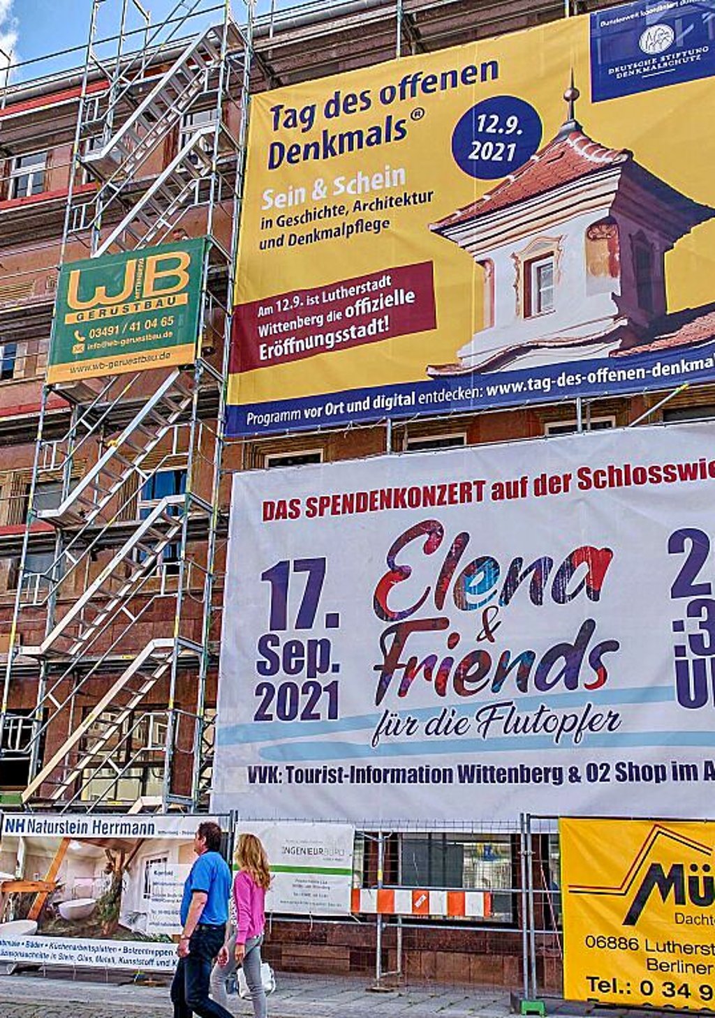 Am Markt 3 in Wittenberg wird sich am 12. September eine Schaubaustelle zum Tag des offenen Denkmals befinden.