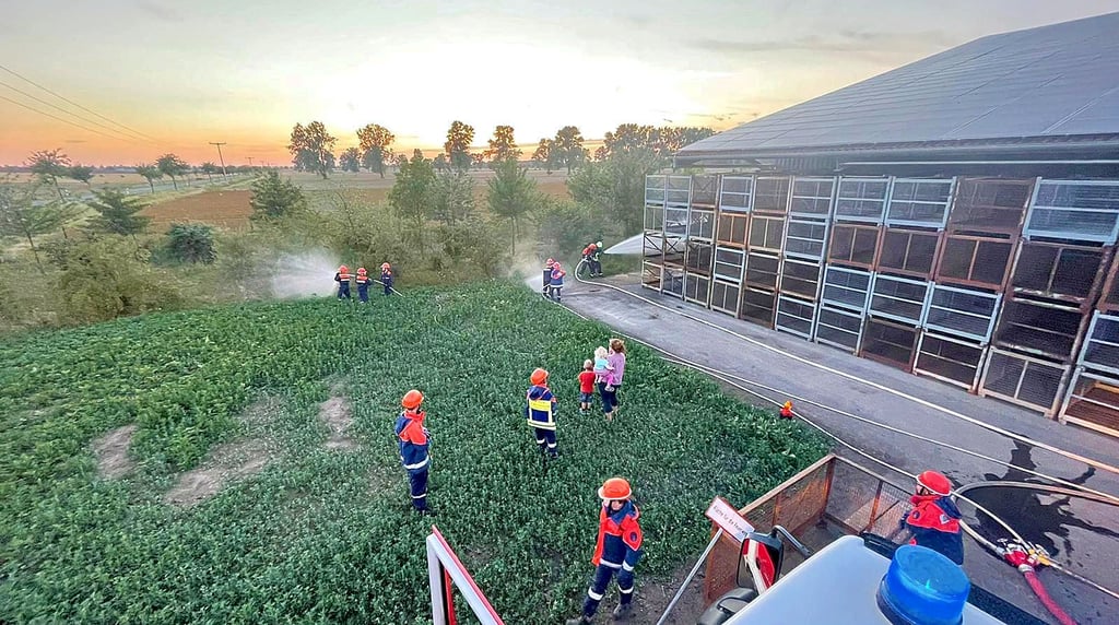 Übung der Jugendfeuerwehr Wulferstedt