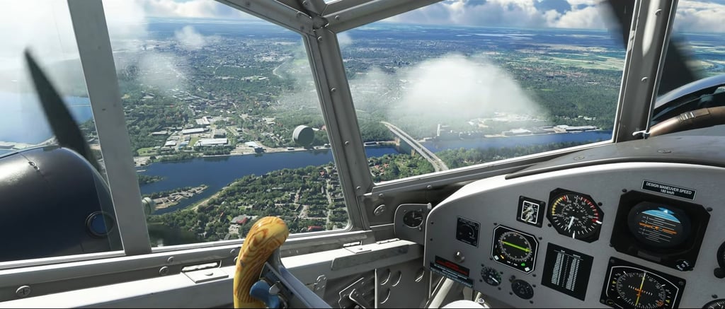 Das virtuelle Cockpit der unkes Ju 52
