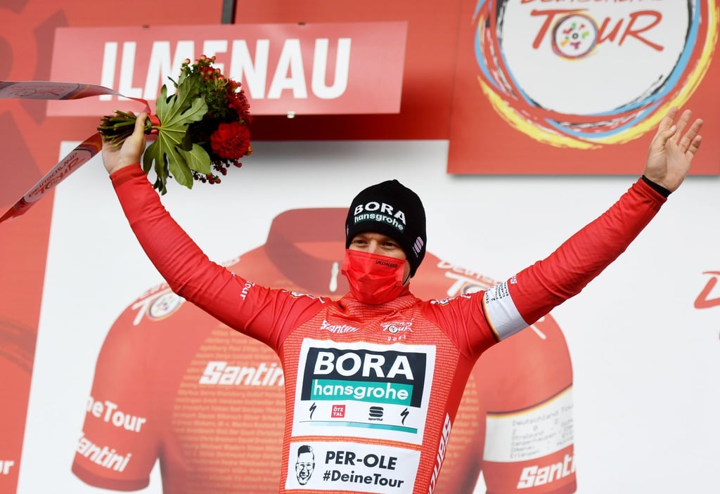 Pascal Ackermann hat das Rote Trikot verteidigt.