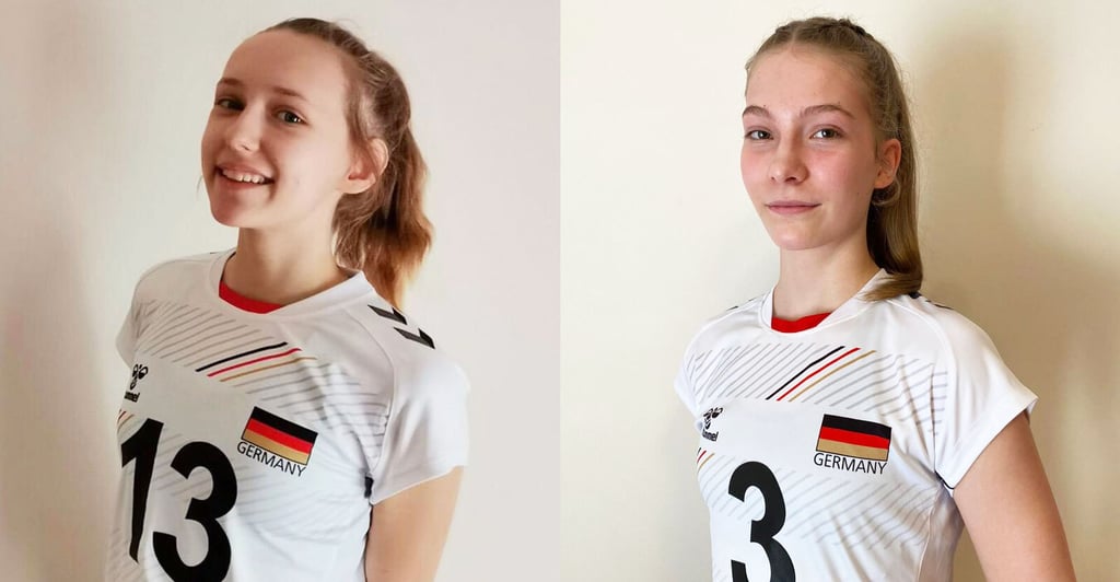 Klara Lüttich (links) und Johanna Franzen spielen für die deutsche Nachwuchs-Nationalmannschaft.