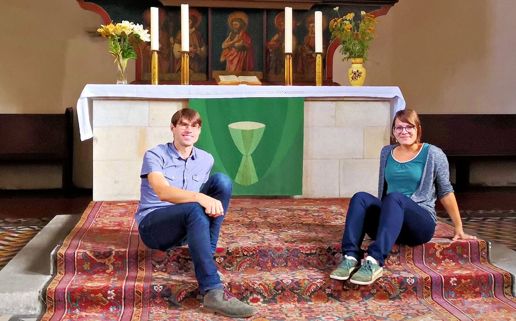 Anna Mittermayer und Martin Kabitzsch sind das neue Pfarrer-Duo. Die Wahl fand in der Bitterfelder Stadtkirche statt.