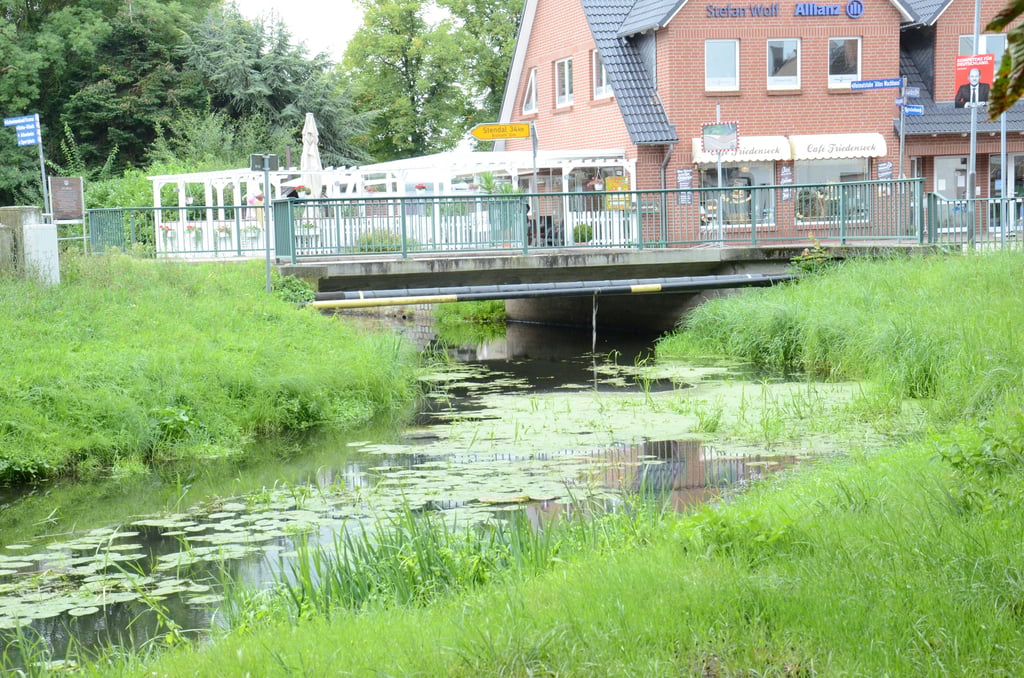 Einen hohen Pegel weist der Wasserstand der Milde in Kalbe auf. Wie der Landesbetrieb für Hochwasserschutz und Wasserwirtschaft mitteilt, bestehe aber kein Grund zur Sorge.