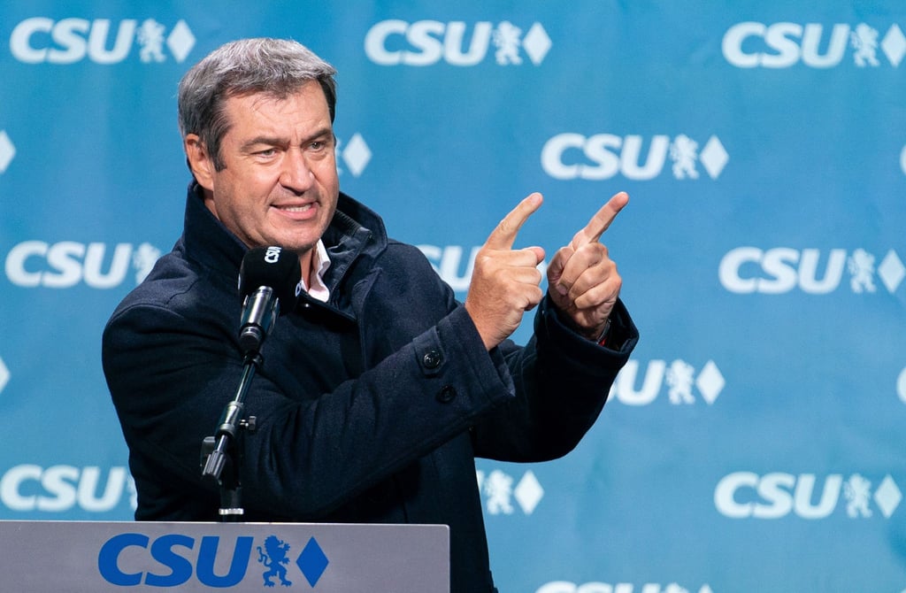 Der bayerische Ministerpräsident Markus Söder (CSU) fürchtet einen „historischen Linksrutsch“.