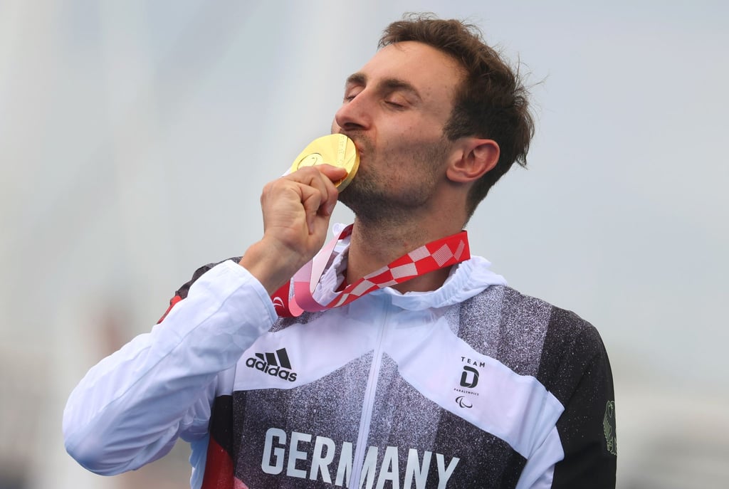 Gold als Belohnung: Triathlet Martin Schulz ist Paralympicssieger.
