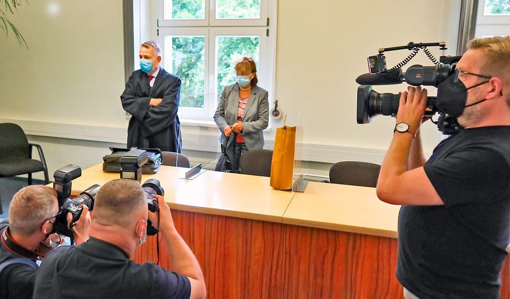 Großer Medienandrang beim Prozessauftakt in Quedlinburg.