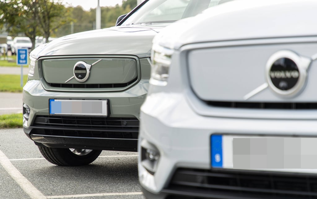 Das typische Volvo-Zeichen