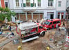 Die verheerende Flutkatastrophe hat in Stolberg bei Aachen ein Bild der Verwüstung hinterlassen. Feuerwehr und Hilfskräfte waren in den letzten Tagen im Dauereinsatz.  
