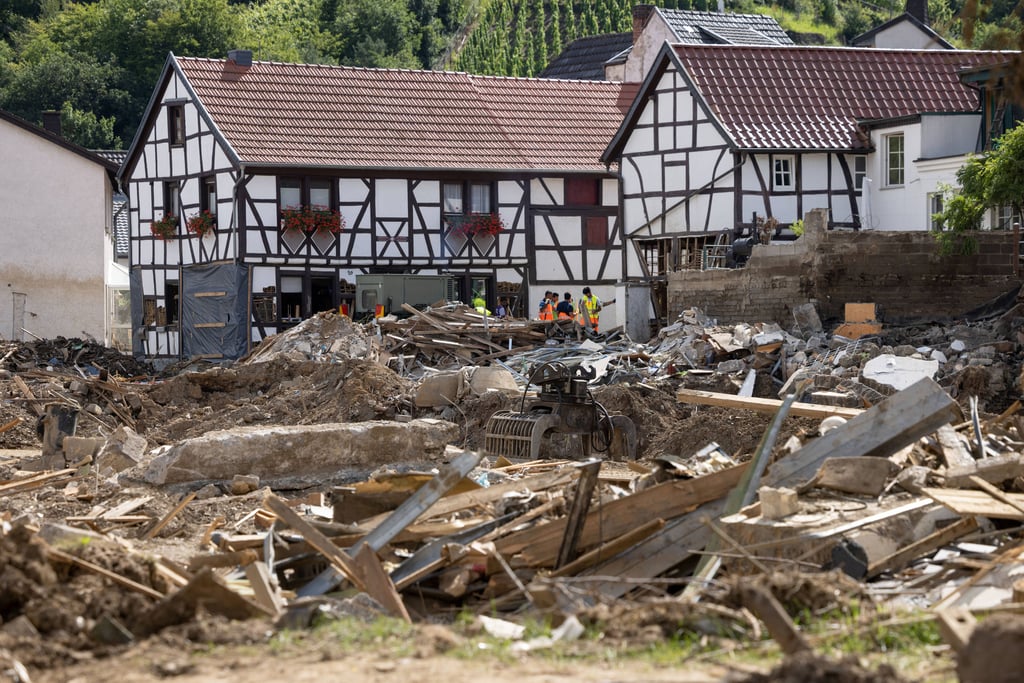 Nach der Flutkastastrophe: Unzählige Häuser wurden durch die Wassermassen zerstört.