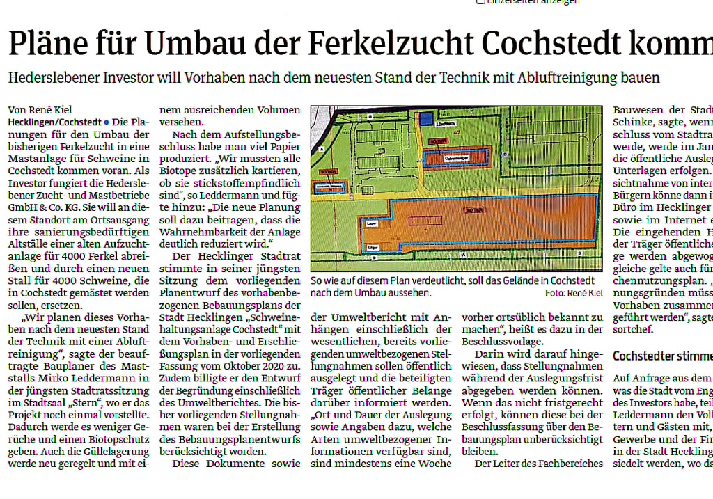 Die Staßfurter Volksstimme berichtete seit vier Jahren über das Thema, unter anderem am 4. Januar 2021