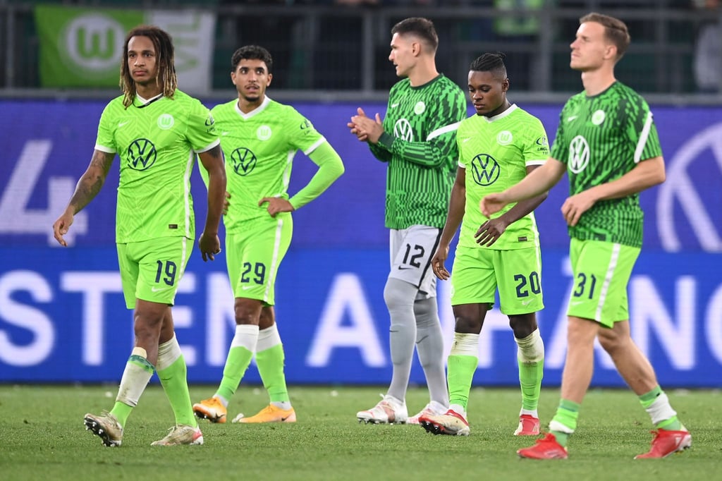 Die Wolfsburger verzichteten trotz ihres Sieges auf einen großen Jubel.