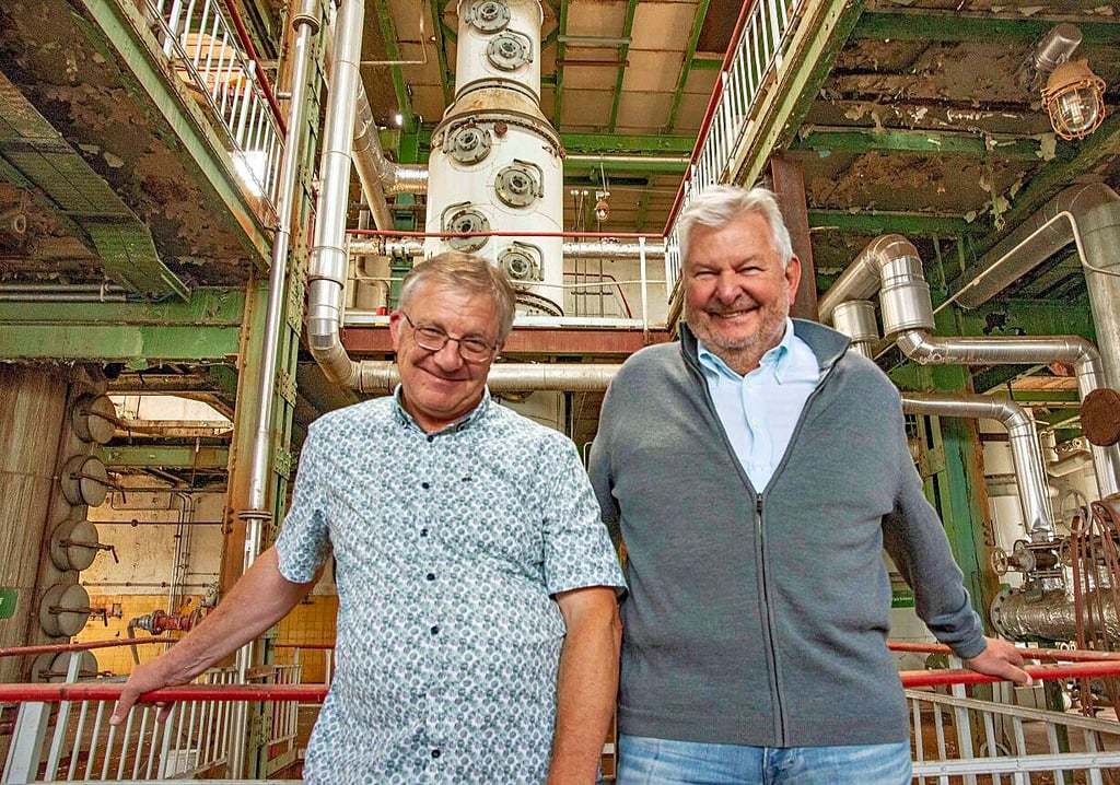 Sie führen die Geschicke des Betriebes: Uwe Heuser (li.) und Lutz Brüning.