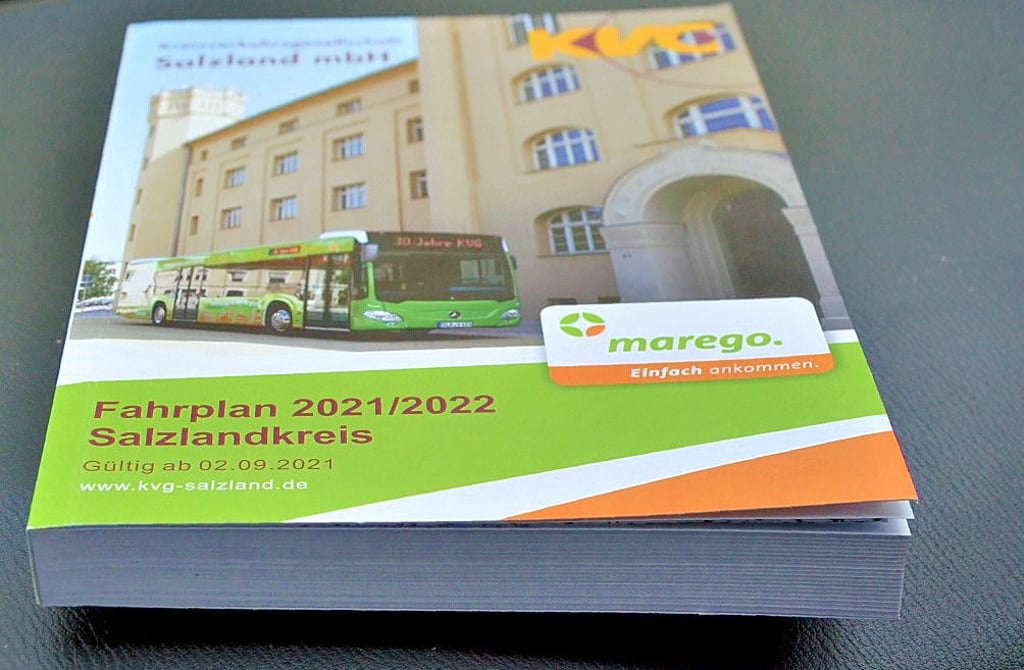 Der neue Fahrplan ist ab sofort erhältlich, unter anderem in den Bussen selbst. Nur kleine Änderungen haben sich ergeben.