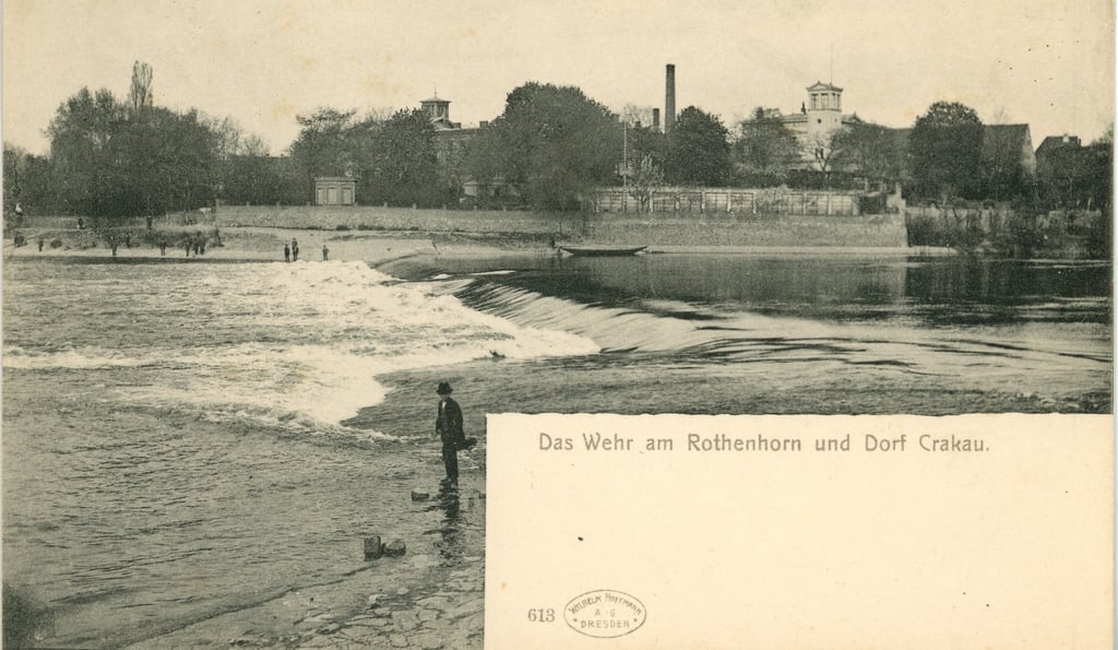 "Das Wert am Rothehorn." Diese Aufnahmer einer Ansichtskarte vom Cracauer Wasserfall hat Thomas Lutze in seinem Archiv.