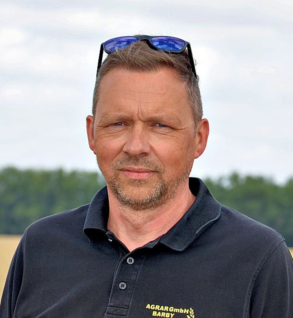 Yves Blume, Geschäftsführer Agrar GmbH, Barby.