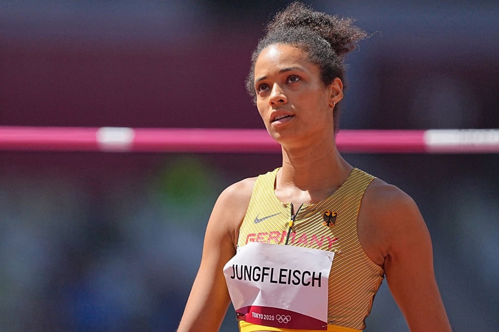 Hochspringerin Marie-Laurence Jungfleisch hat sich für das Finale qualifiziert.