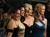 Sarah Jessica Parker (l-r), Kristin Davis, Kim Cattrall und Cynthia Nixon spielten die Hauptrollen in „Sex and the City“.