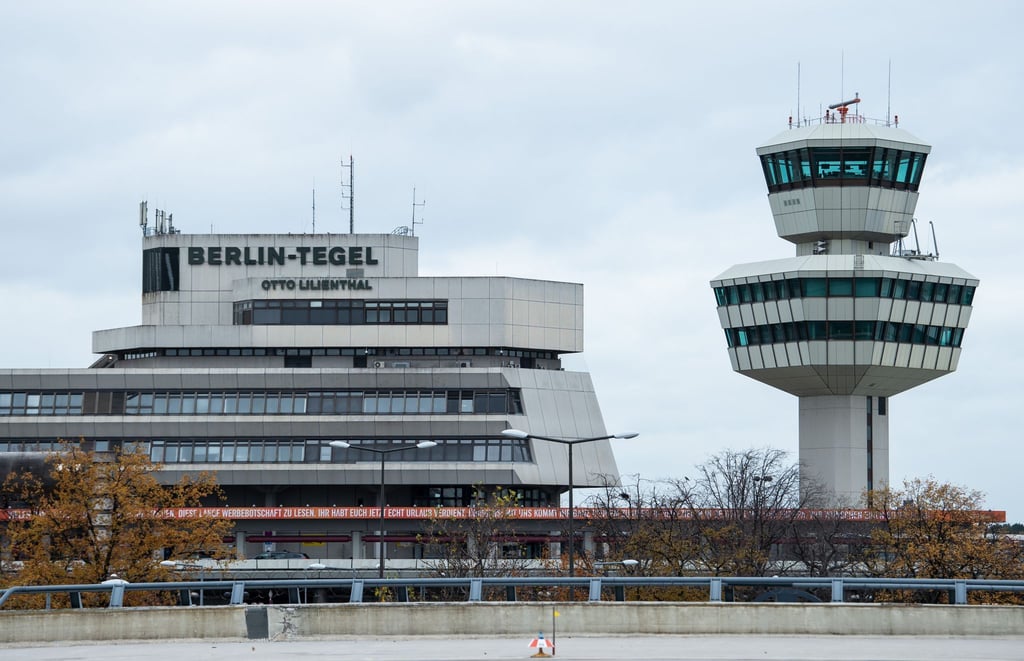 Blick auf den ehemaligen Flughafen Tegel.