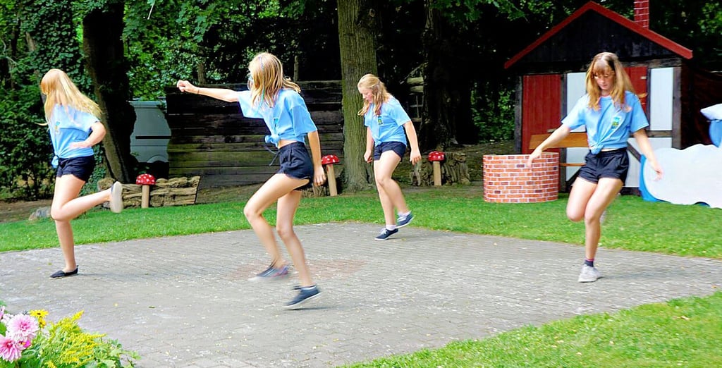 Die Tanz-Teenies zeigen ihr Können mit verschiedenen Showtanzeinlagen.