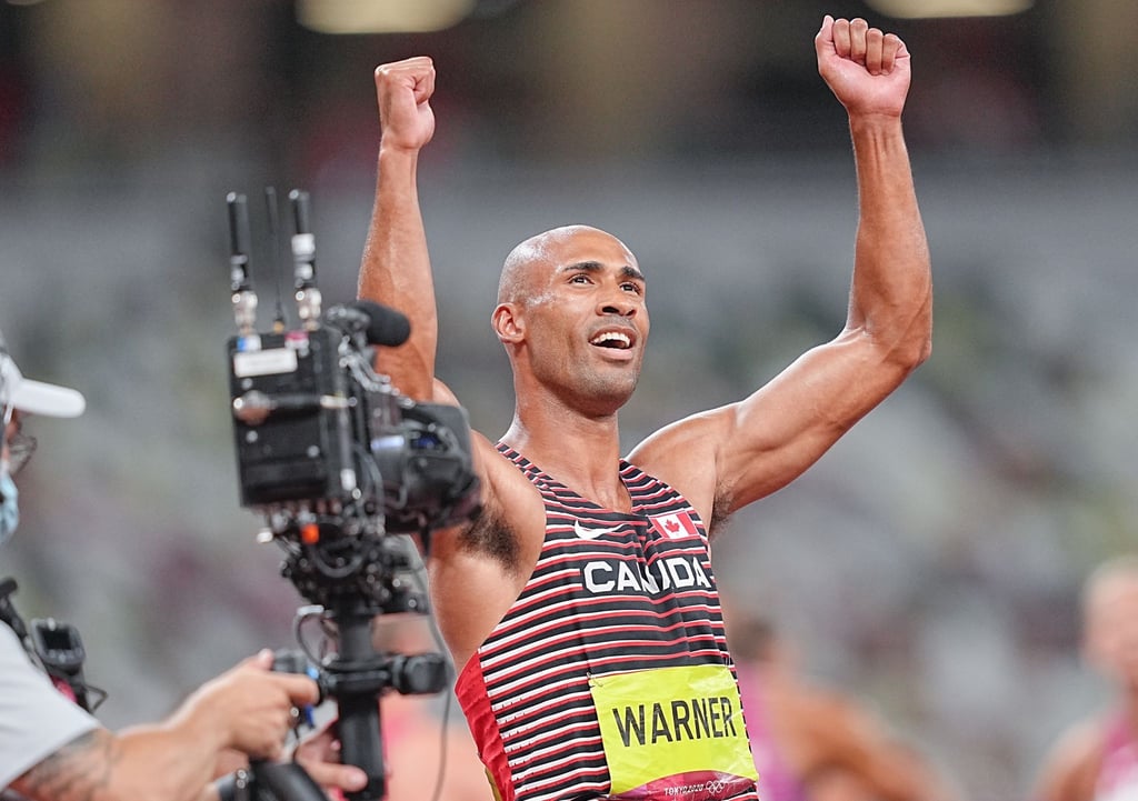 Holte sich mit olympischem Rekord Gold: Zehnkämpfer Damian Warner.